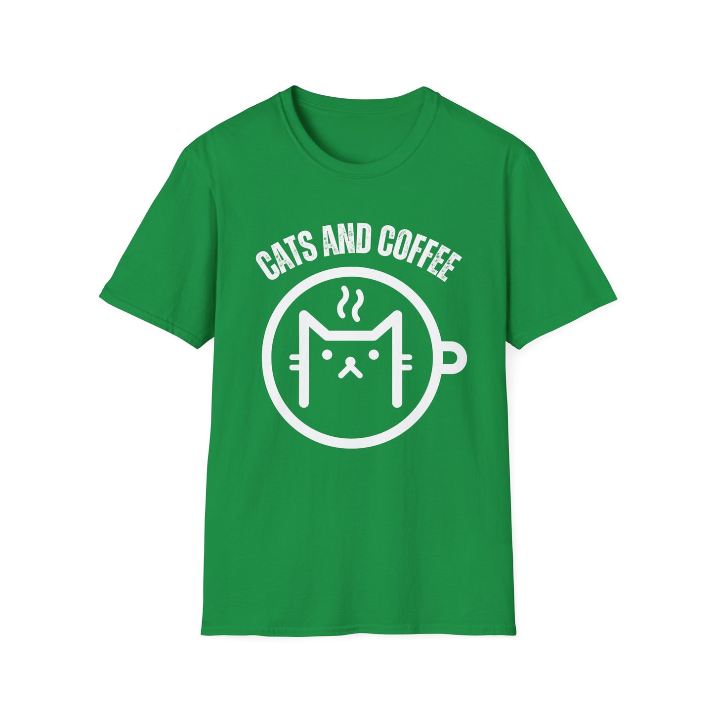 Cat Lover Shirt for Coffee Lovers gifts for Coffee Addict T-shirt for Coffee Drinker Shirt for Cat Addict T Shirt Cute Kitty gifts for Her gift