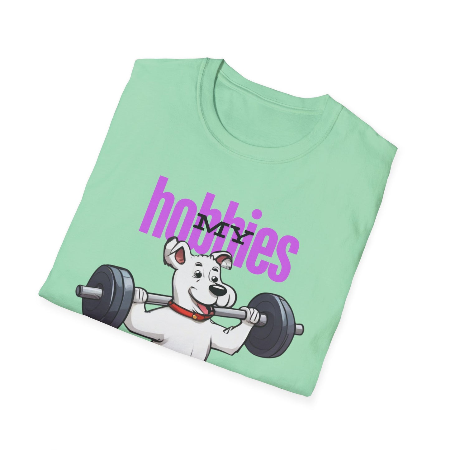 Dog Lover T-shirt for Dog Mom gift for Gym Rat T Shirts for Gym Girl Workout Enthusiasts gifts for Weightlifter gift Crossfit Shirt for Dog Dad