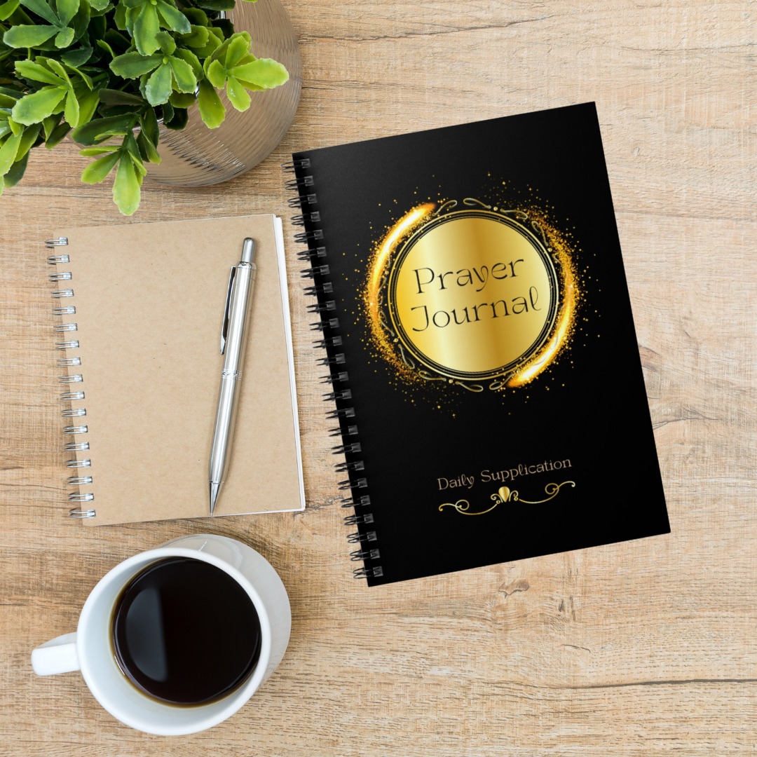 Prayer Journal Daily Supplication  for Christian gift for Mom Pastor gifts for Writers