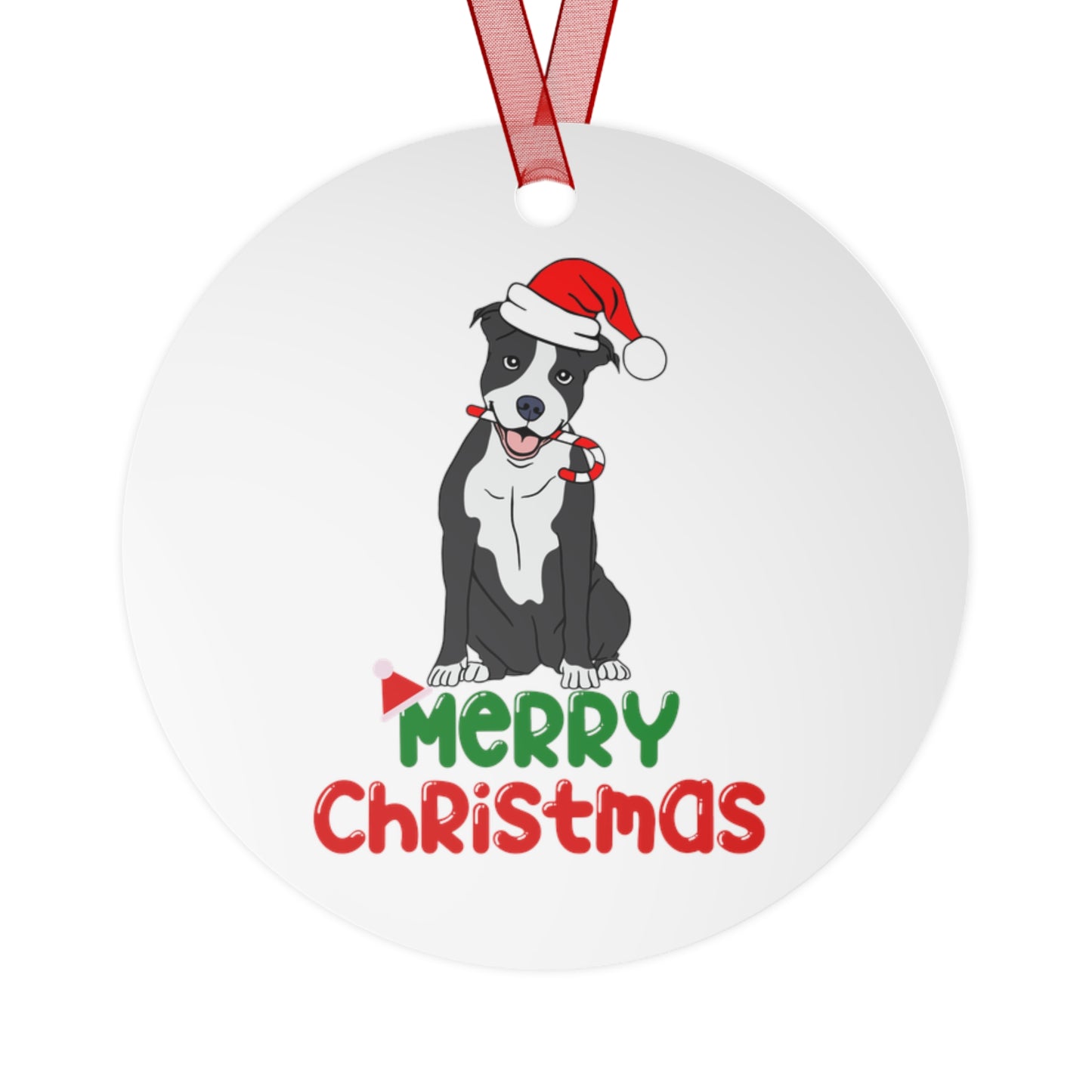 Pit Bull Christmas Ornament for Pit Bull Lover gift for Christmas Presents for Dog Lovers gifts for Christmas Dog Ornaments for Tree Ornament