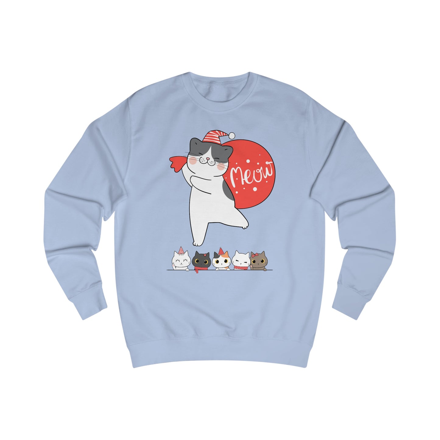 Funny Christmas Sweatshirt for Cat Lover present for Christmas Cat Sweater for Women's gifts for Christmas Sweatshirts for Winter gifts