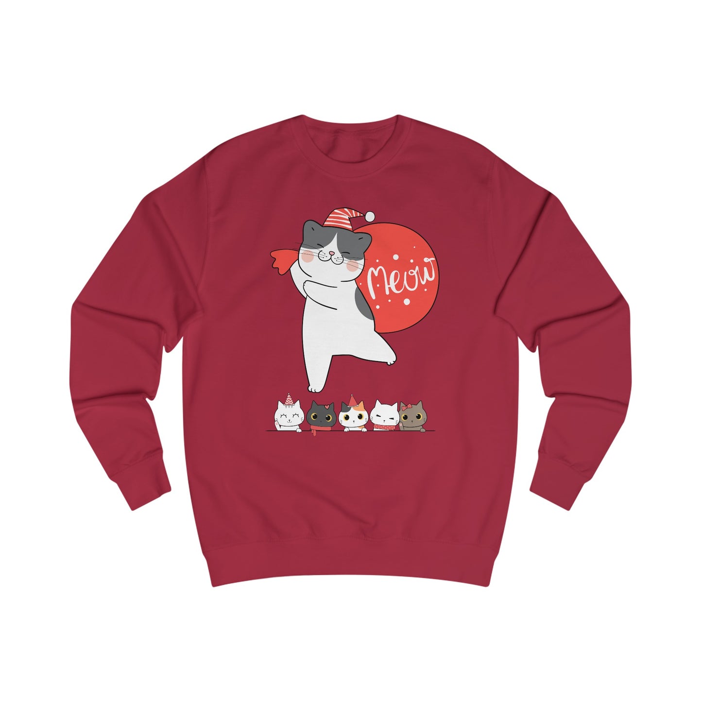 Funny Christmas Sweatshirt for Cat Lover present for Christmas Cat Sweater for Women's gifts for Christmas Sweatshirts for Winter gifts