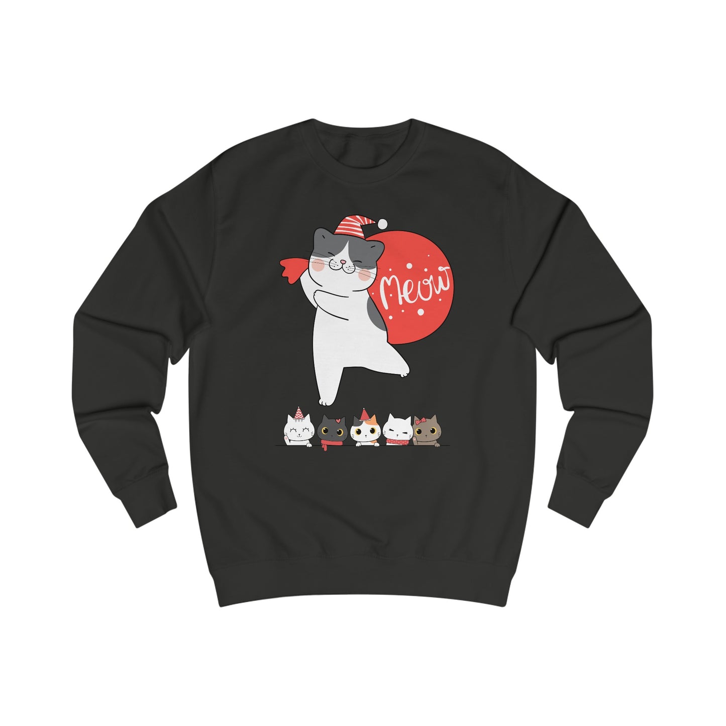 Funny Christmas Sweatshirt for Cat Lover present for Christmas Cat Sweater for Women's gifts for Christmas Sweatshirts for Winter gifts