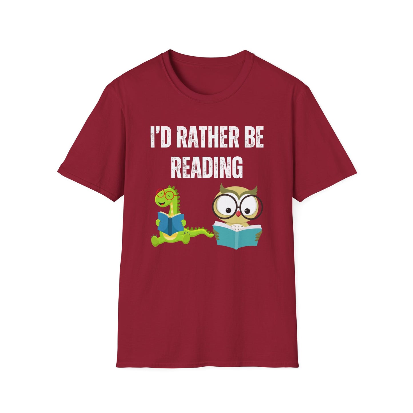 Reading T-shirt for Book Lover Gift for Reader gift for Bookworm Shirt - Cute Owl T Shirt - Dragon Reading Shirt