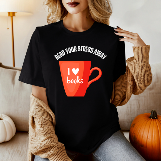 Book Lover T-Shirt Book Shirts Reading Tee for Bookworm Shirt for Literary Gift Book Club Top I love Books tshirts Books and coffee
