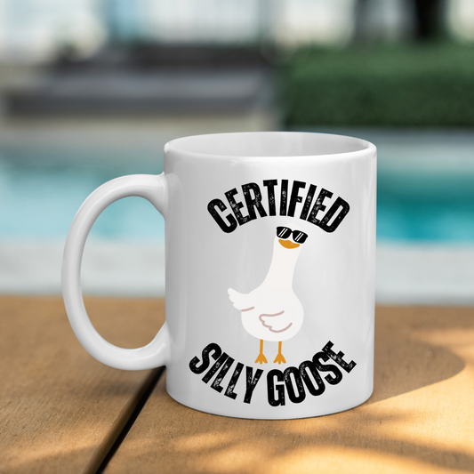 Funny Coffee Mug, Silly Coffee Mug for Joke gift for Friend Mug SILLY GOOSE Mug 11oz