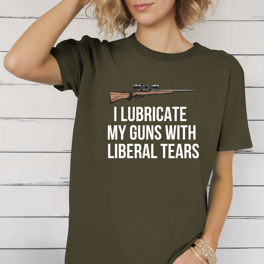 Funny Liberal Tears T-shirt Pro Gun Shirt for Conservative gift Republican Election T shirt for Gun Owners gifts for Men Comfort Colors