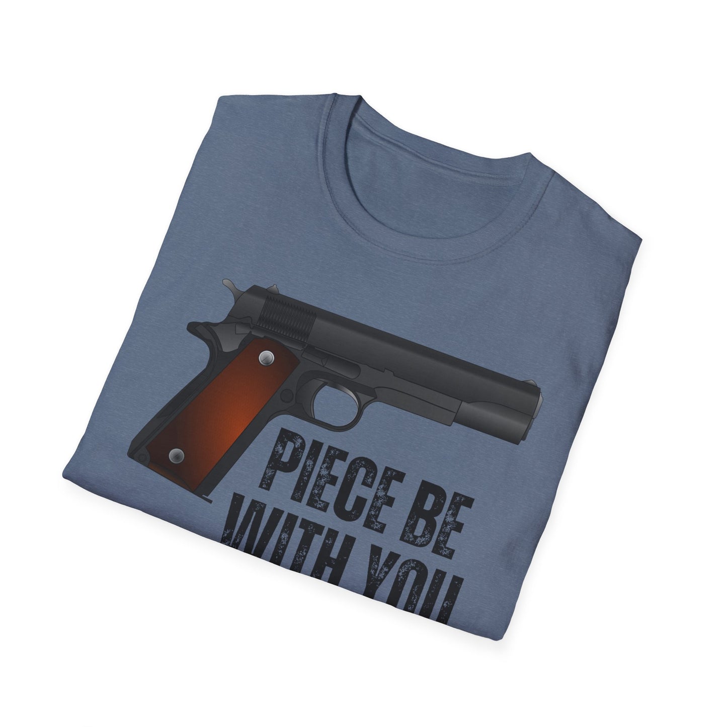 Piece Be With You T-shirts Pistol T Shirt - Funny Shirt for Gun Enthusiast gift for Gun Lover gift for Pro Gun T-shirt for Him - Gifts for Dad - Gift for Him