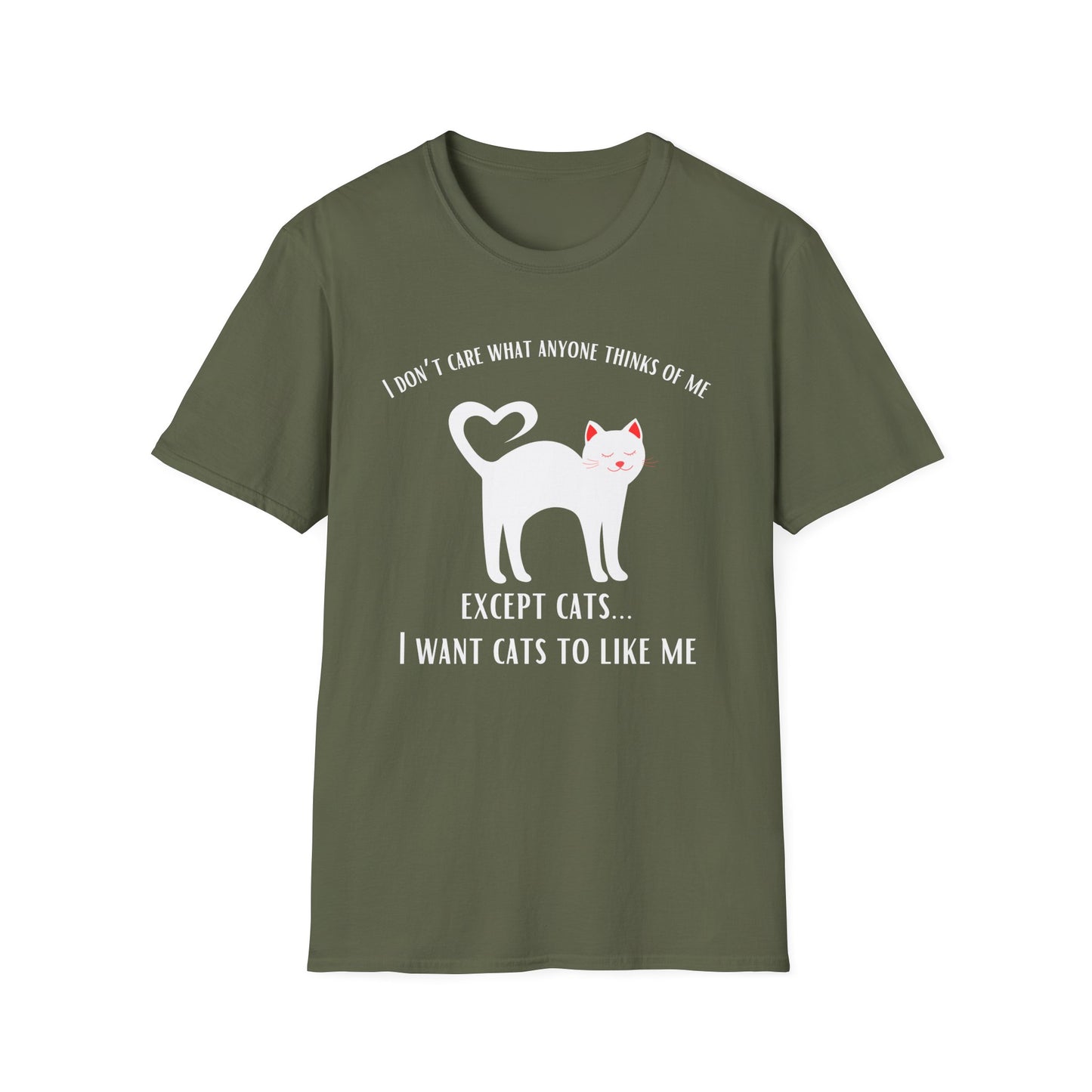 Cat Lover Tshirt for Cat Mom gifts for Dad Dad Tshirts Funny Kitty T-shirt I Want Cats to Like Me T-shirts Funny Cat Shirt for her gifts