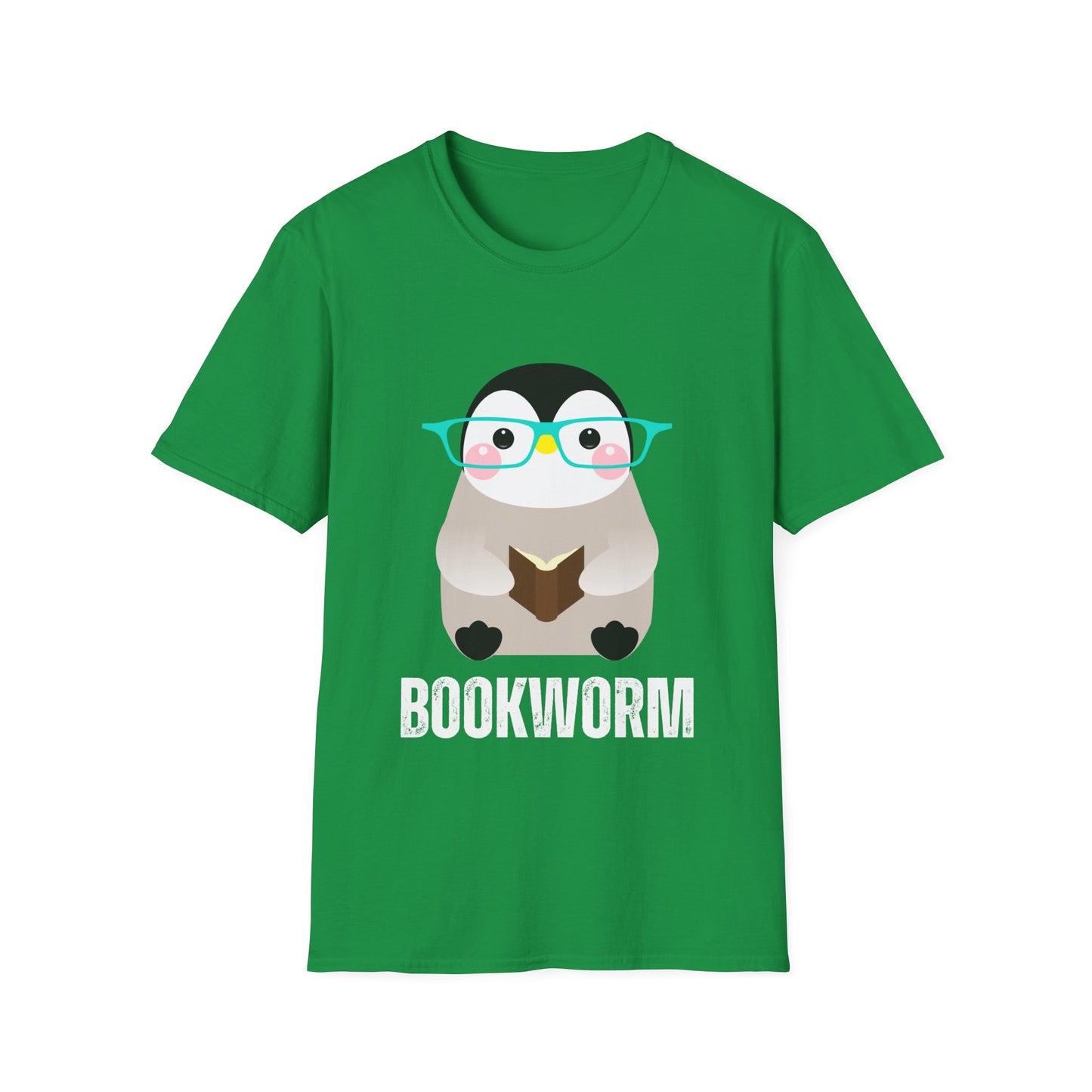 BookWorm Penguin T-Shirt for Book Lover gift for Reading Lover gift for Penguin Lover gift for Bookworm gift - Penguins T Shirt - Animal Reading