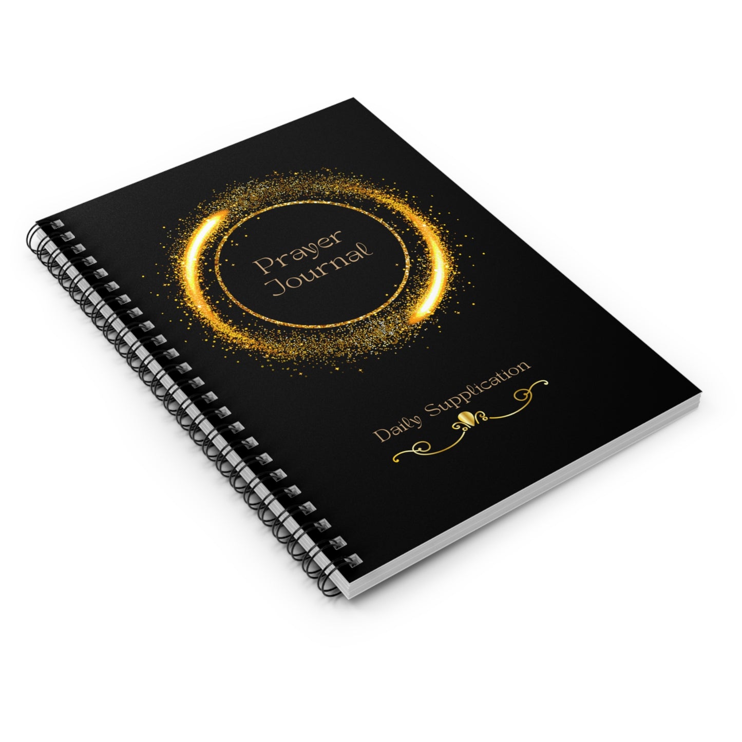 Prayer Journal -Daily Supplication - Spiral Notebook - Ruled Line