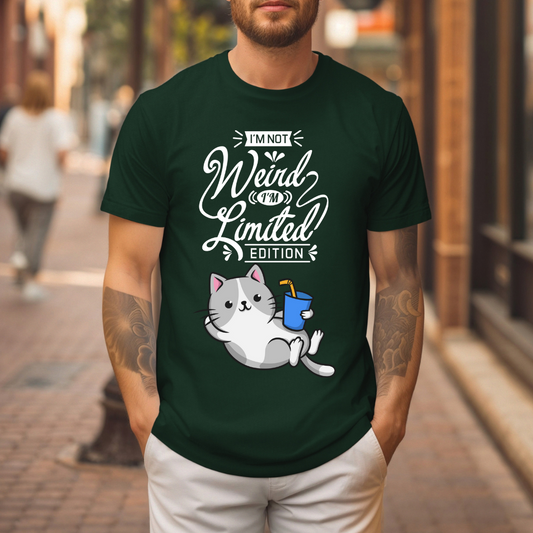 Funny Cat TShirt for cat Mom gifts for Cat Lover T Shirts for Kitty gifts for Womens Cat T-shirt I'm Not Weird I'm Limited Edition Shirts