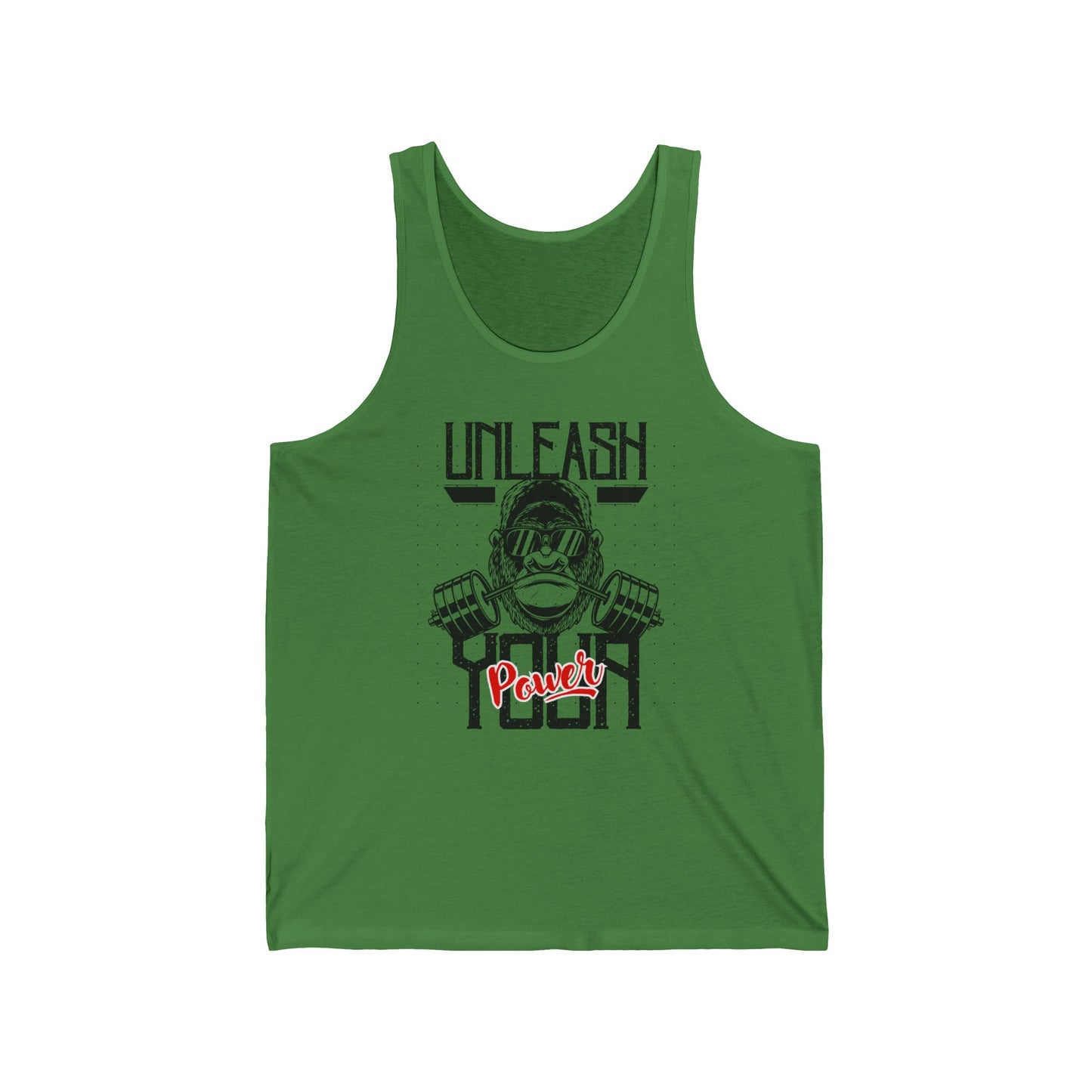 Unleash Your Power shirt Power Unleashed Tank Top, Gym Muscle Tee, Bodybuilding Shirt, Gorilla Strong, Fitness Apparel