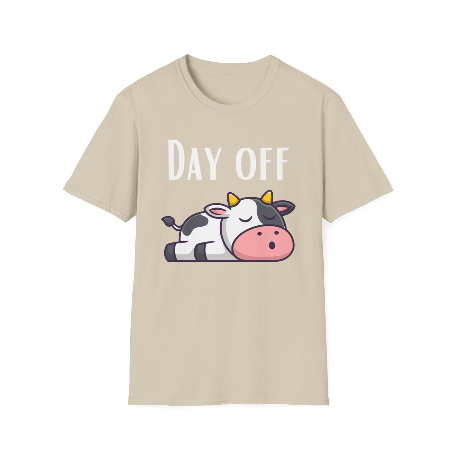 Funny Cow T-shirt for Cow Lovers gift Funny Cow Shirt Day Off T Shirt Cozy Tee - Gift for Her - Woman gifts for Farmer