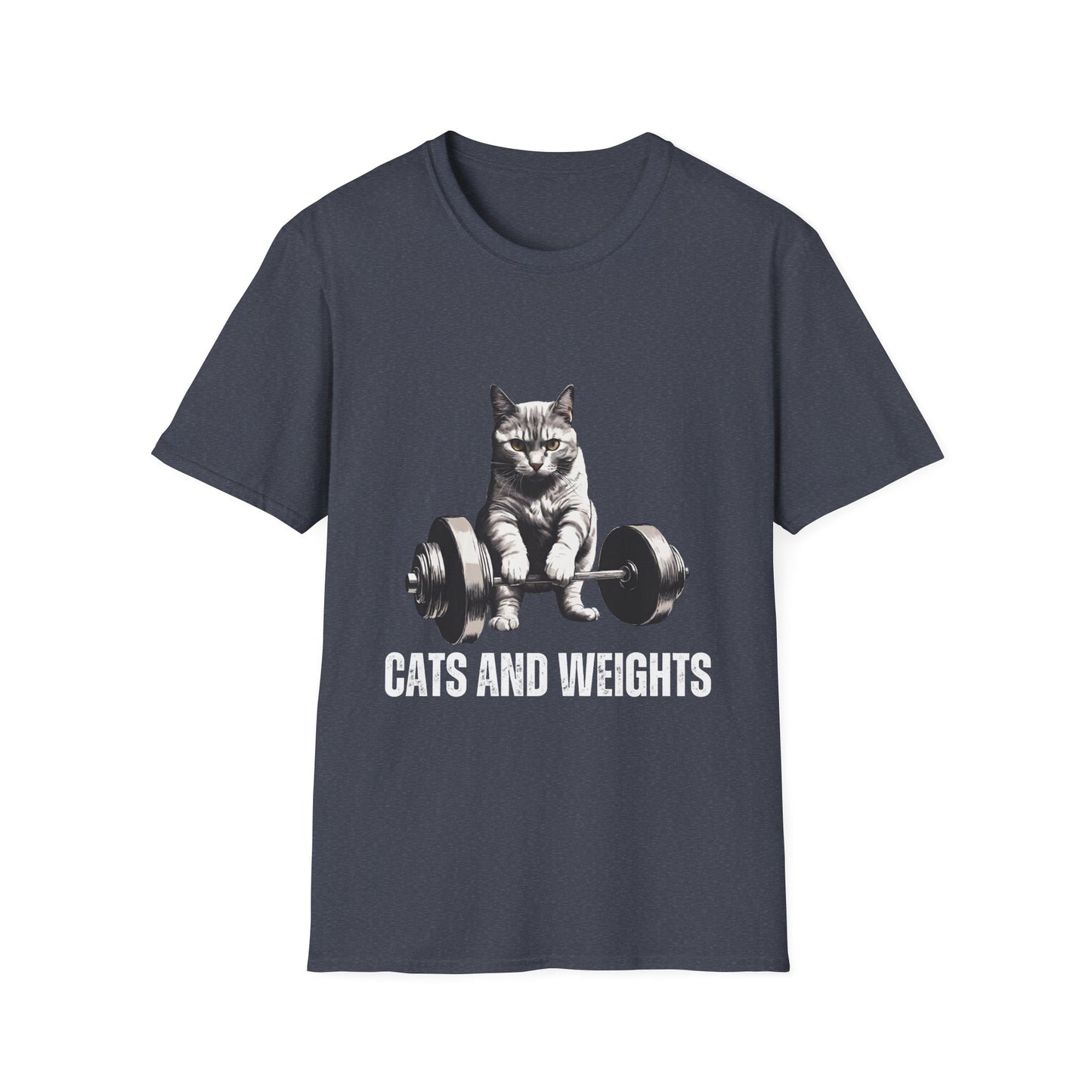 Cat Weightlifting T-Shirt for Cat Lover gift for Gym Lover Powerlifting Cat Shirt Funny Weightlifting CAT T Shirt