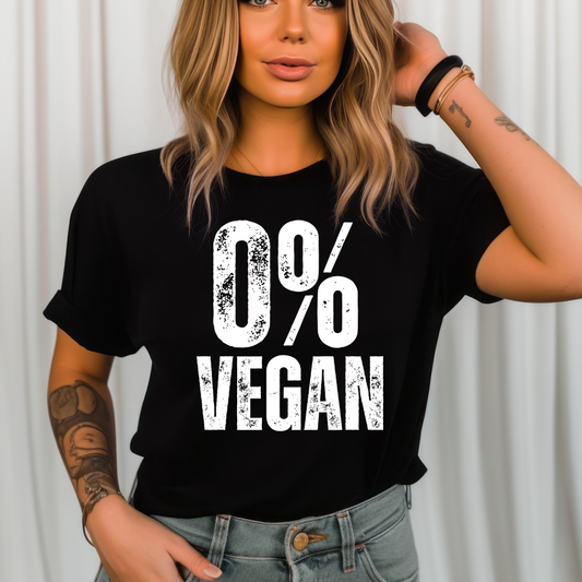 Funny T-Shirt for Meat Lover gift Funny Meat eater Shirt Carnivore gift 0% Vegan T Shirt Carnivore T-shirt