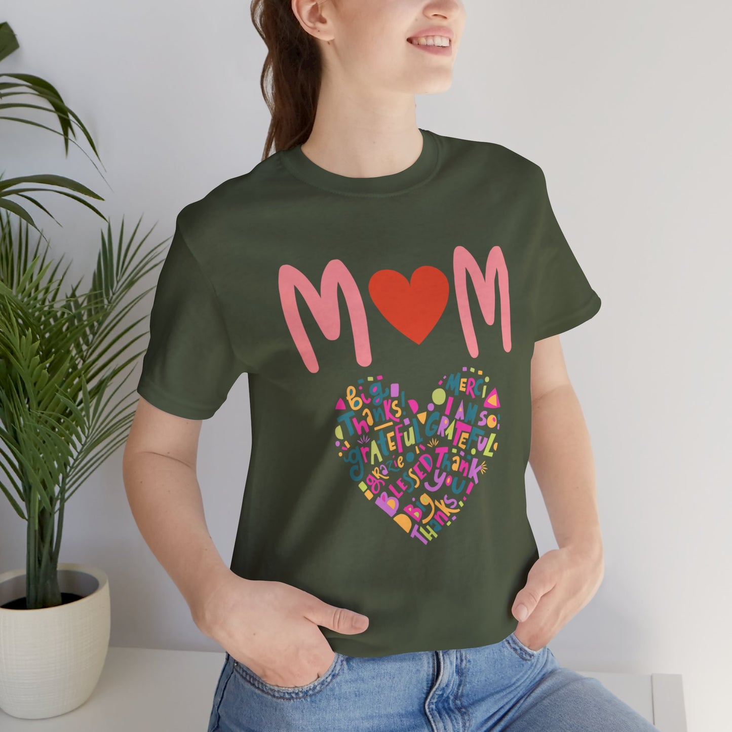 Heart Mom Shirt Cute Mom T-shirts for Mom gifts for Mothers Day gift for Her Cute Momma Shirts Mommy T Shirts