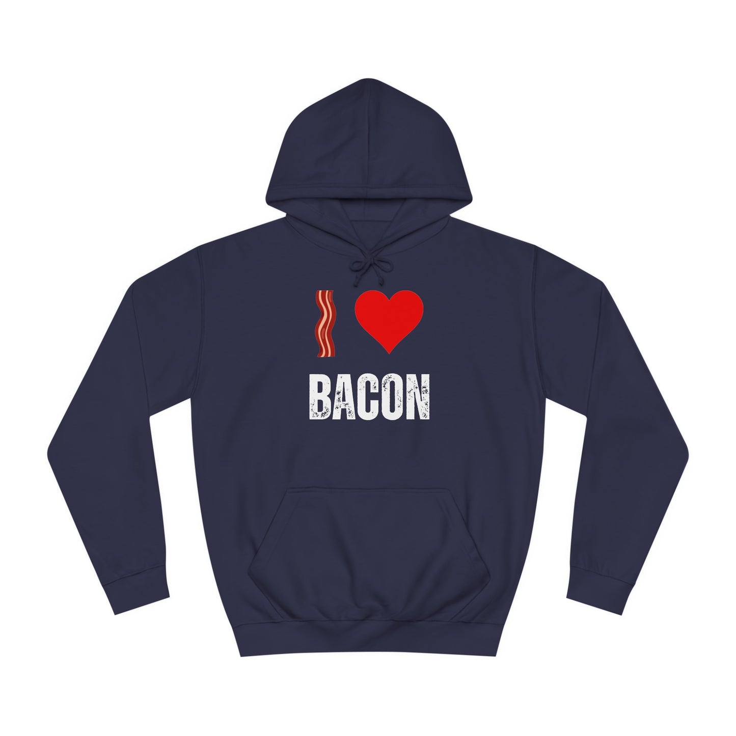 I Love Bacon Hoodie for Meat Lover gift for Him gifts Breakfast Lover Sweatshirt I Heart Bacon Hoodie