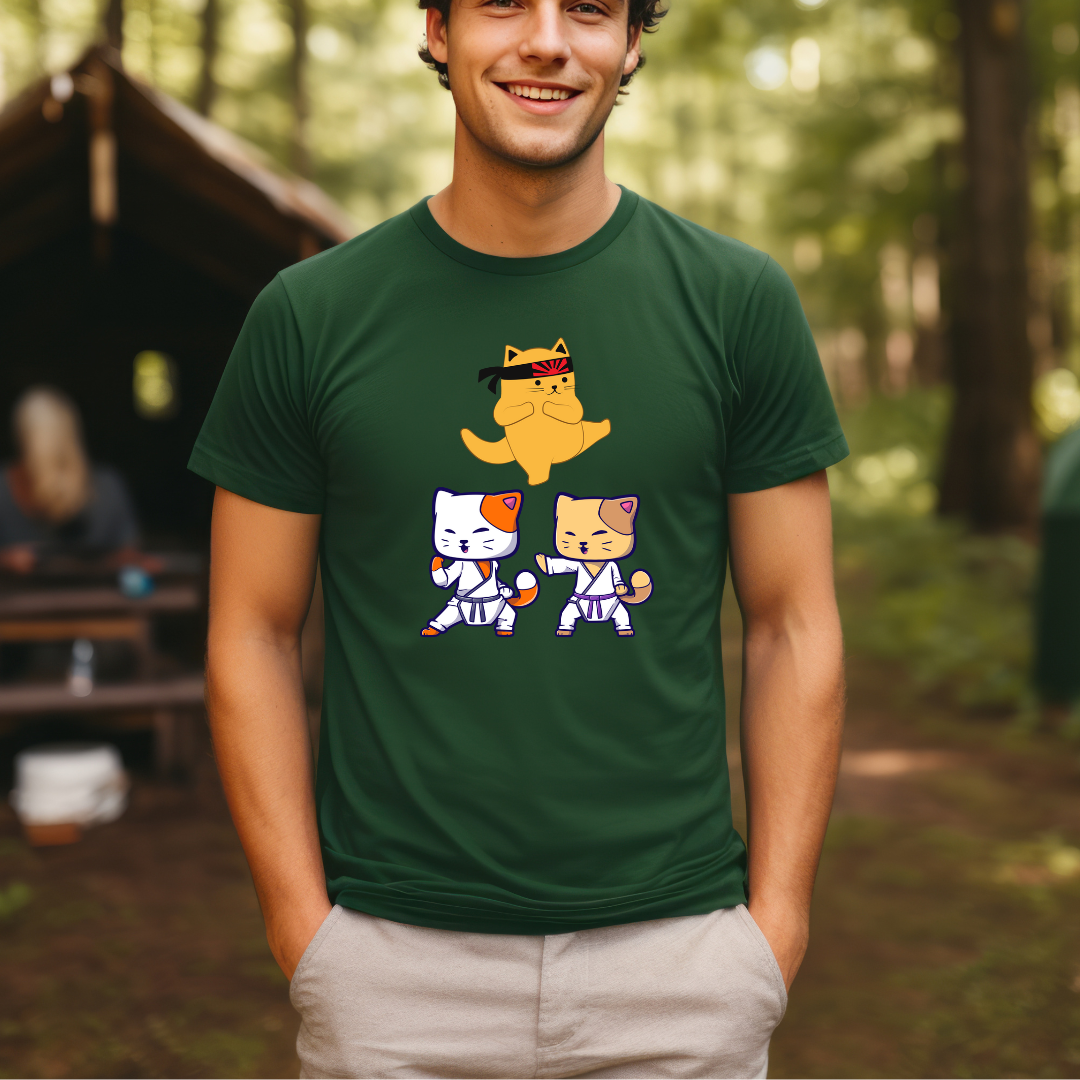 Samuri Kitty Shirt Funny Ninja Cats T-shirt for Funny Cat gifts for Cat Mom gift for Cat Lover T-shirts for Cat Dad gift for Him gifts for Cat Lady Tshirts