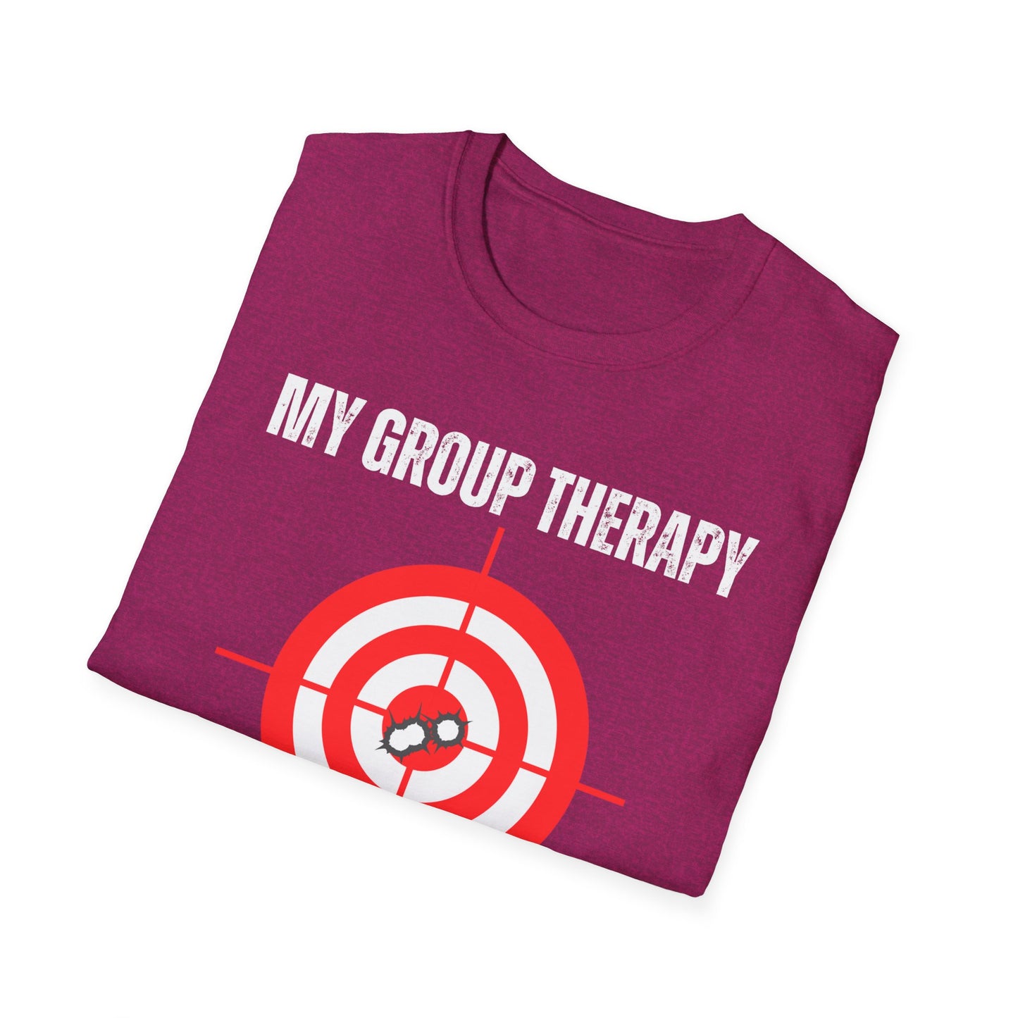 My Group Therapy Gun T Shirts Funny Gun Shirt for Shooting  gift for hunting gift for hunter gifts for Patriot gift for Pro Gun Shirt