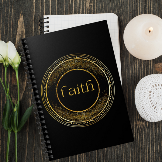 Faith Gift Spiritual Christian Gift Prayer Journal Pray Spiral Notebook - Ruled Line