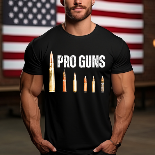 Gun Shirt or Gun Lover gift for Pro Gun gift for Him, Gun T Shirt for dad gift, Pro Gun T-shirt, Bullet Shirt