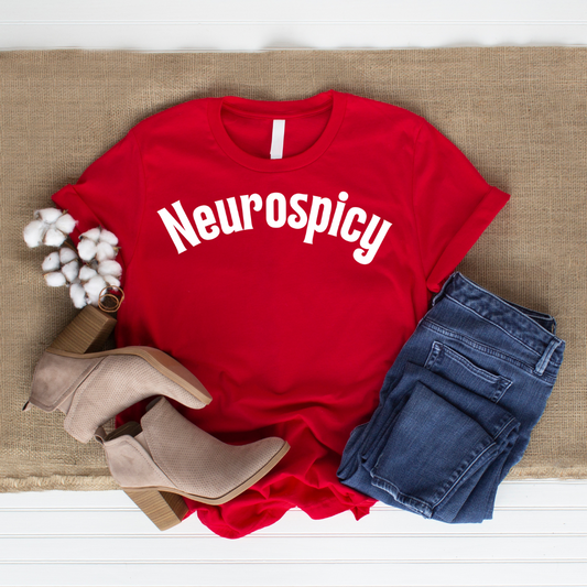 NeuroSpicy Shirts ADHD shirt Funny t-shirt for Autistic gift for Autism Awareness Mental Health help ADHD T Shirt