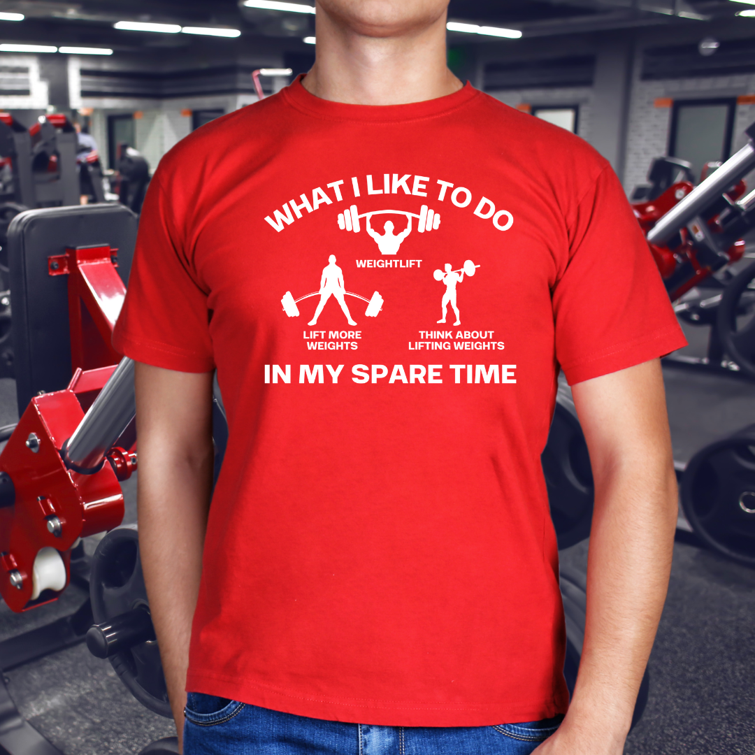 Weightlifting T-shirt for Weightlifter gift for Gym Rat Shirt for Fitness Lover gifts Funny Workout Shirts for Him Dad gifts for Powerlifter