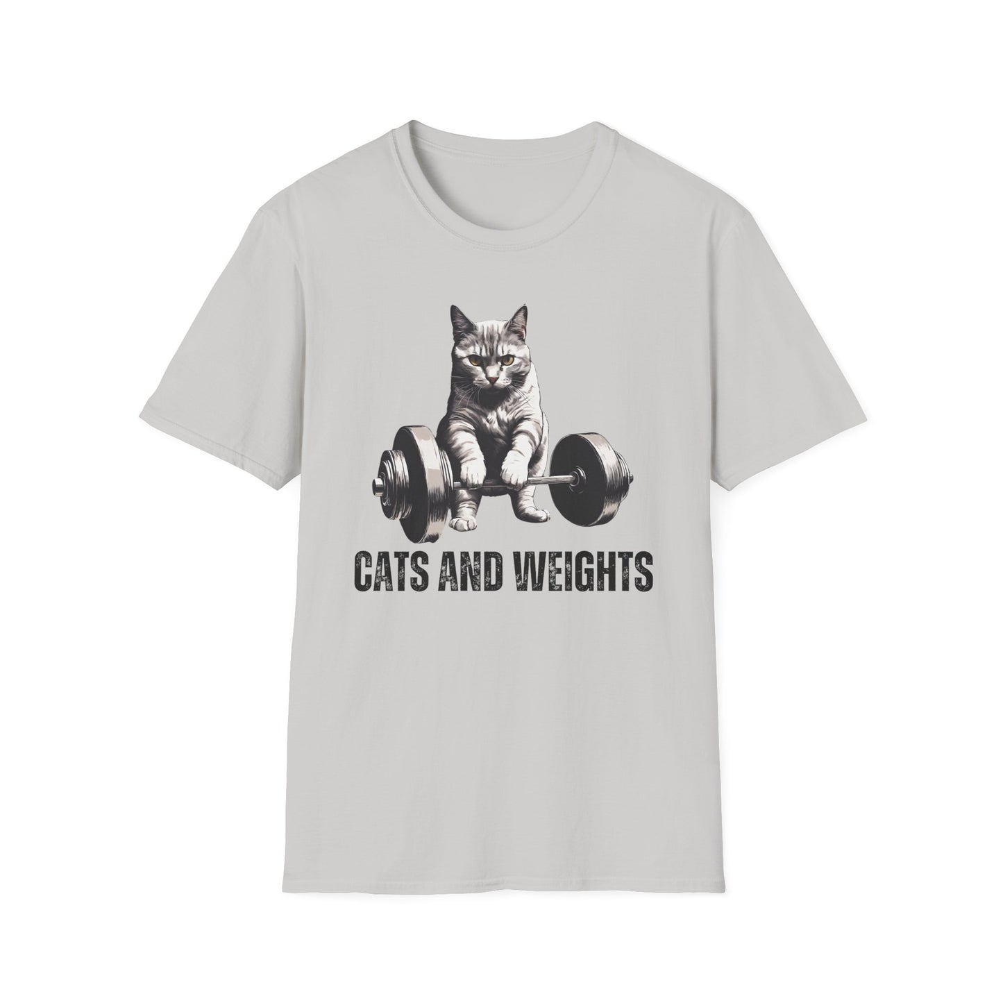 Cat Deadlifting T-Shirt for Cat Lover gift for Powerlifter gift Powerlifting Cat Shirt Funny Weightlifting CAT T Shirt