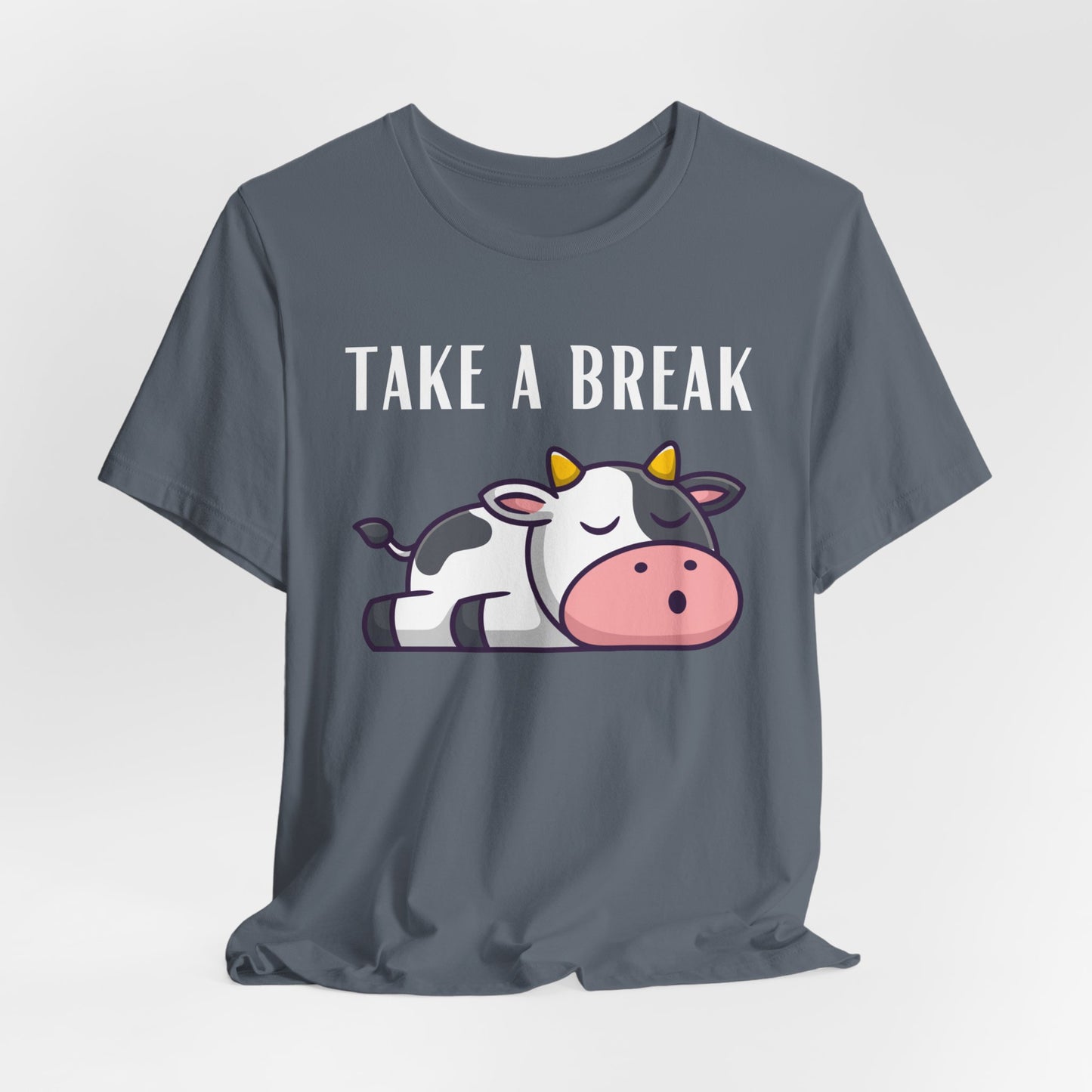 Cute Cow Shirts for Farmers wife gift for Farming T-shirt for Cow Lover gifts for Her Funny Cow Shirt TAKE A BREAK T Shirt