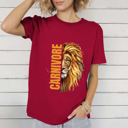 Lion Diet T Shirt for Meat Lover gift ideas for Carnivore Shirt for BBQ Lovers gift for Barbecue T-shirt for Grilling gifts for Mens gift