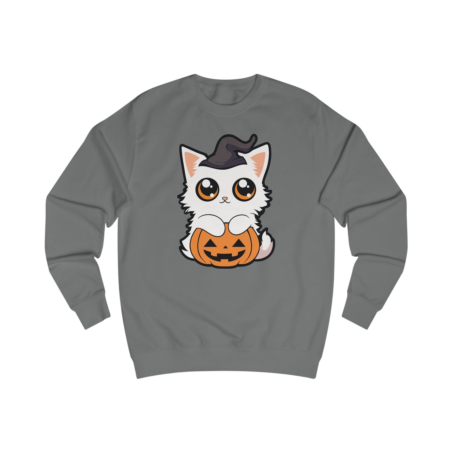 Halloween Cat Sweatshirt for Halloween gifts for Cat Mom gifts for Cat Lovers Sweatshirts Kitty Sweater for Halloween Sweaters for her gift