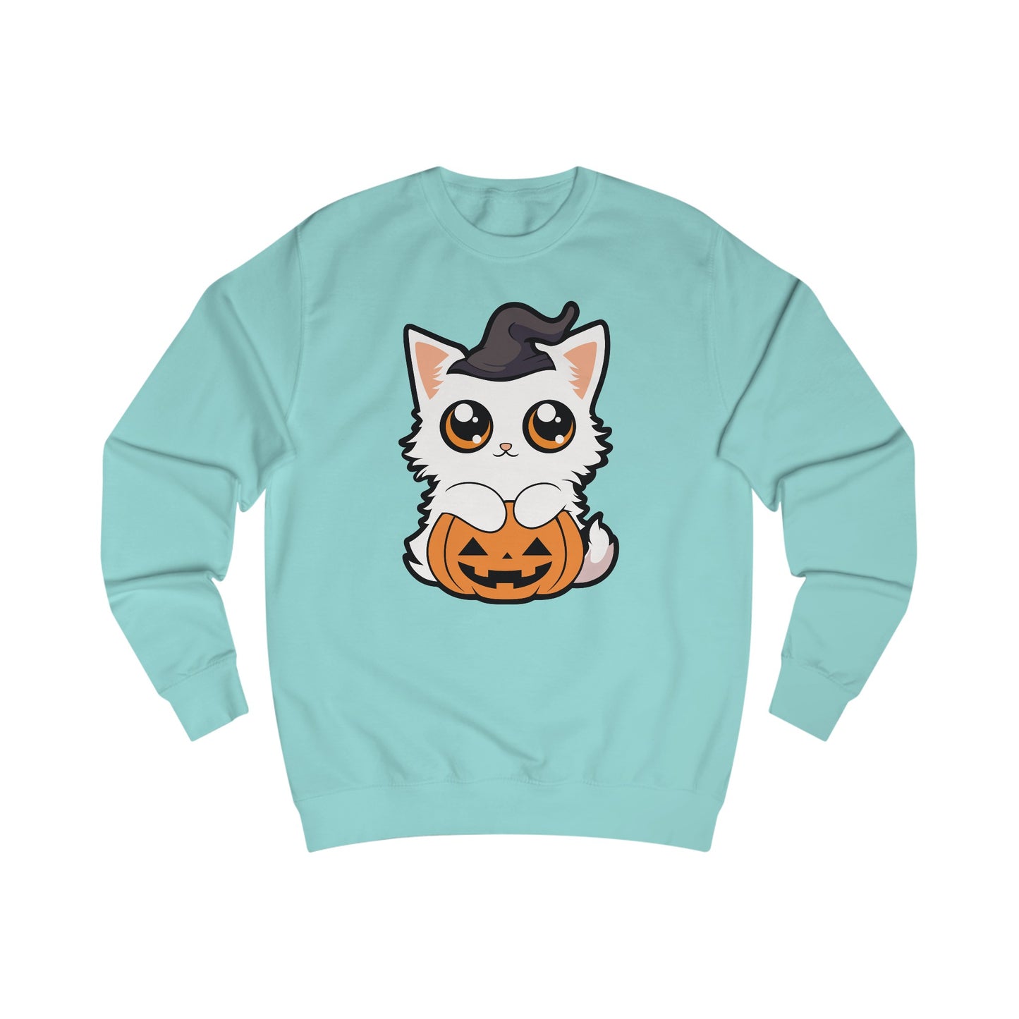 Halloween Cat Sweatshirt for Halloween gifts for Cat Mom gifts for Cat Lovers Sweatshirts Kitty Sweater for Halloween Sweaters for her gift