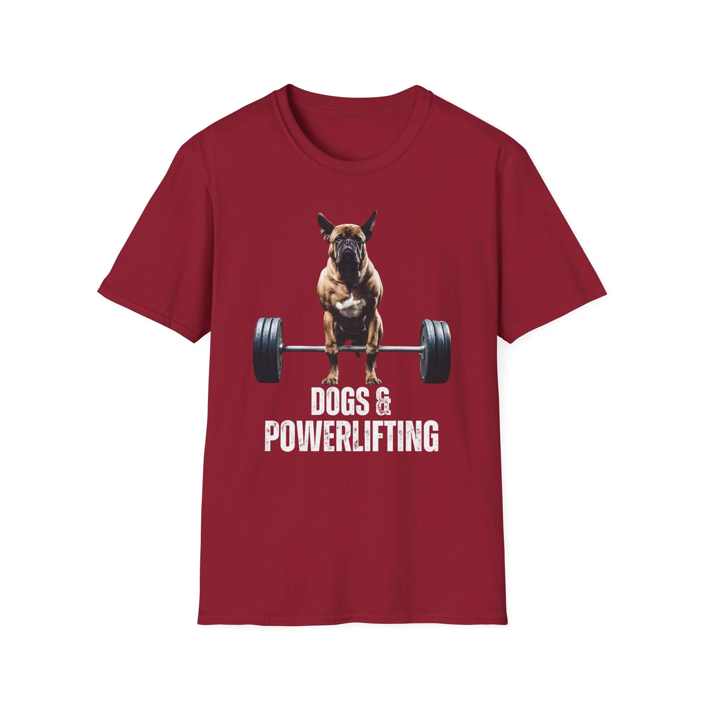 Dog Powerlifting Shirt for Dog Lover gifts for Gym Tshirts for Weightlifting T-shirt for Dog Dad gift for Dog Mom T-shirts for Powerlifter gift