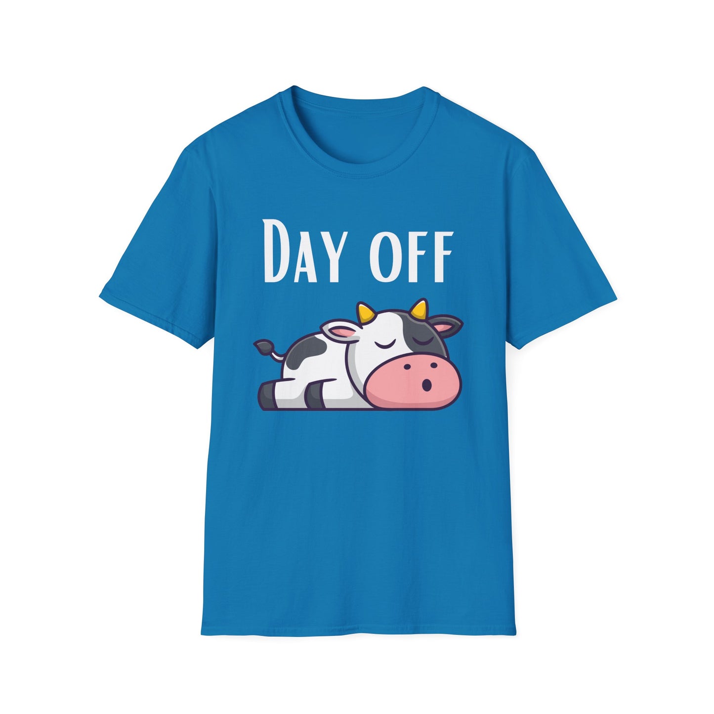Funny Cow T-shirt for Cow Lovers gift Funny Cow Shirt Day Off T Shirt Cozy Tee - Gift for Her - Woman gifts for Farmer