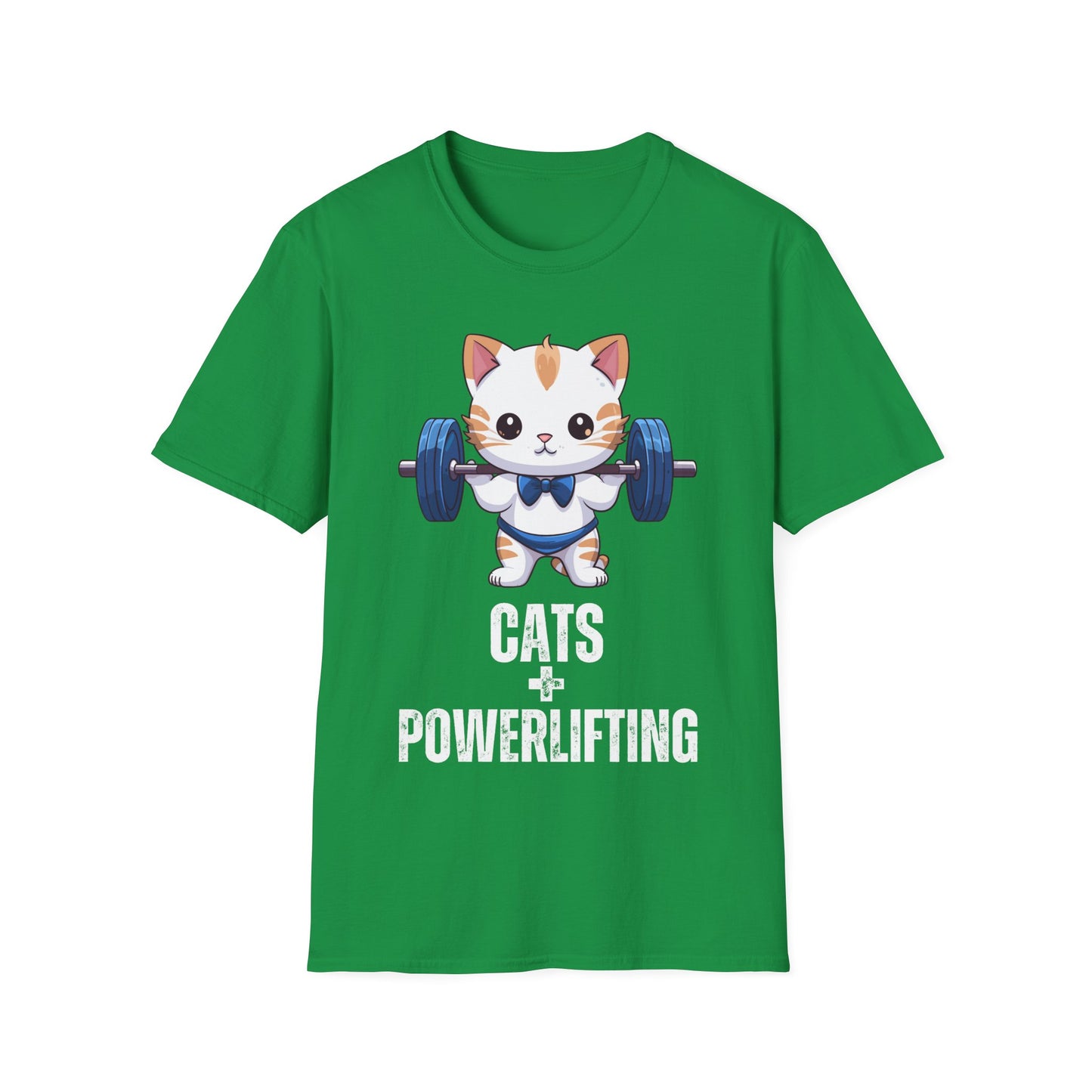 CATS & POWERLIFTING T-Shirt for Cat Lover gift for Powerlifter gift Powerlifting Cat Shirt Funny Weightlifting CAT T Shirt