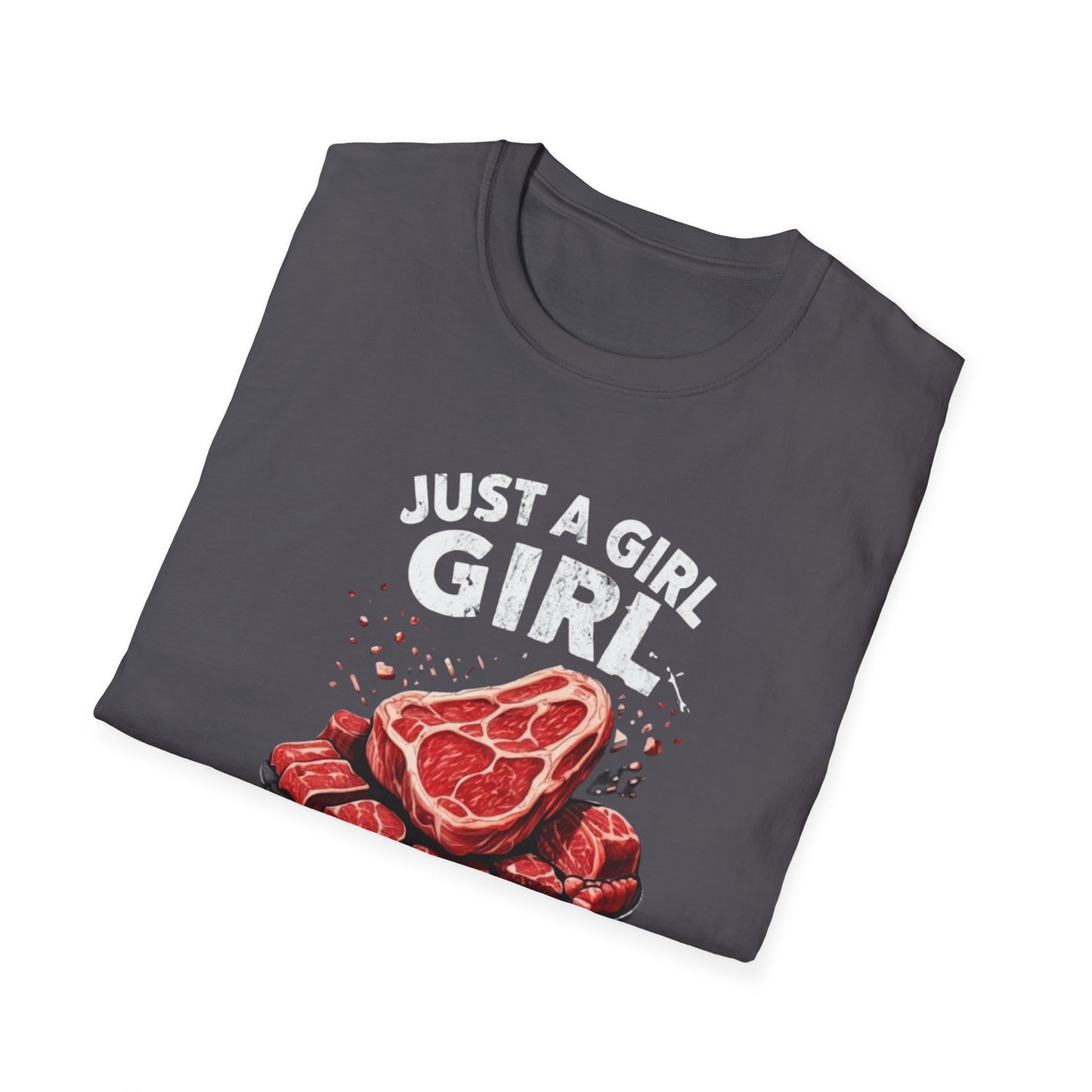 Steak Shirts Just a girl who loves steak tshirt STeak Girl T-shirt for Carnivore Diet T Shirt for Steak Lover gift ideas for BBQ T-shirts