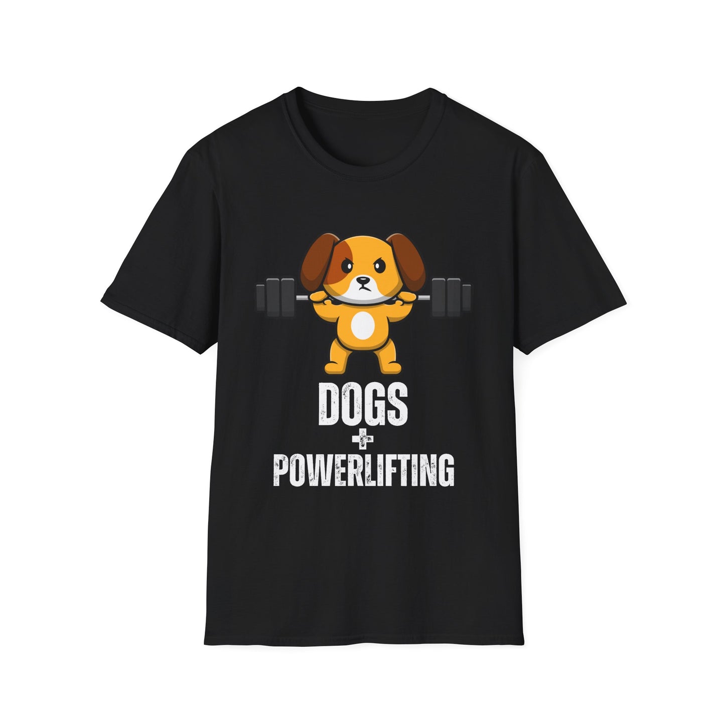 Powerlifting T-shirt for Dog Lover gift for Powerlifting Lover T Shirt Dogs & Powerlifting Shirt for Fitness Lover gift for Powerlifter