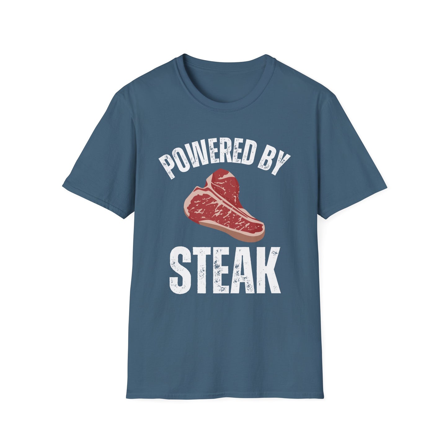 Steak Shirt - Powered By Steak T-shirt for Meat Lover Shirt for Meat Lover gift for Carnivore T Shirt