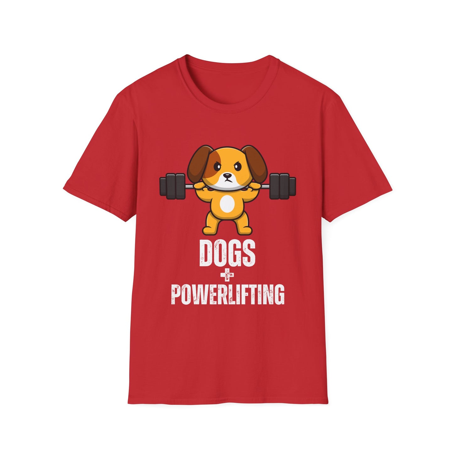 Powerlifting T-shirt for Dog Lover gift for Powerlifting Lover T Shirt Dogs & Powerlifting Shirt for Fitness Lover gift for Powerlifter