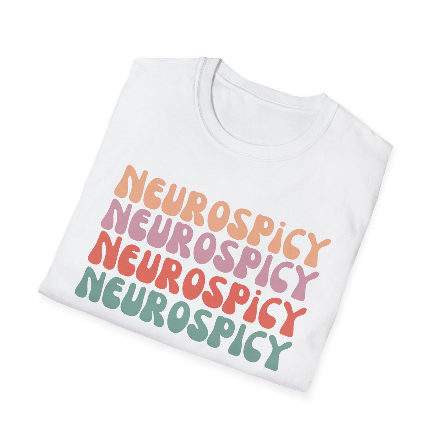 NeuroSpicy Shirts Retro ADHD shirt Funny t-shirt for Cat Lover gifts ADHD T Shirt Autistic Awareness Mental Health tee