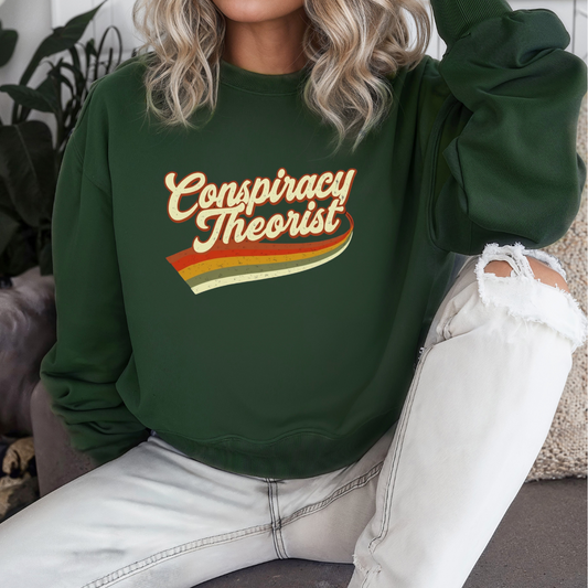 Conspiracy Theorist Sweater for Conspiracy Theory Tshirt for Christmas presents forConspiracy Theorists Sweatshirt for Winter Sweaters