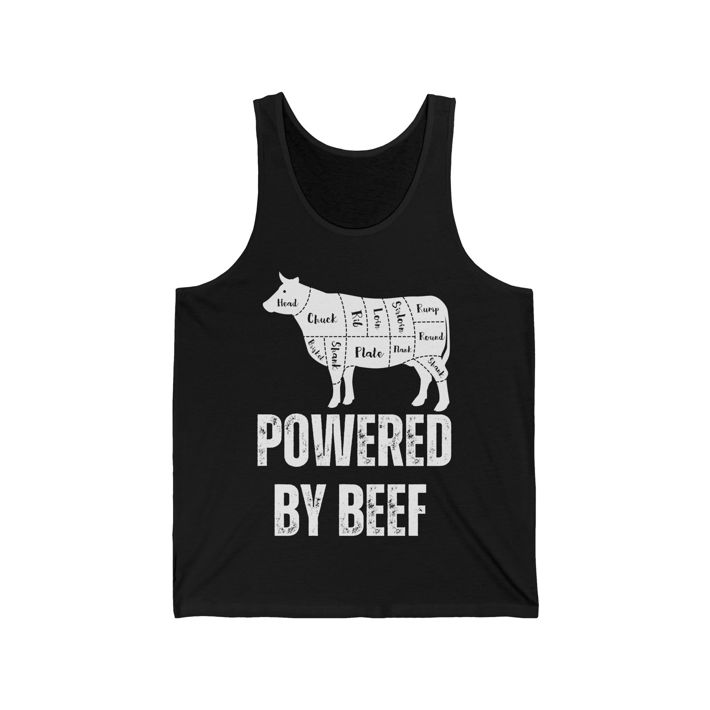 Carnivore Tank Top for Carnivore Diet gift Funny Meat Shirts for Workout Tank Top for Gym Rat gifts Powered By Beef Tank Tops