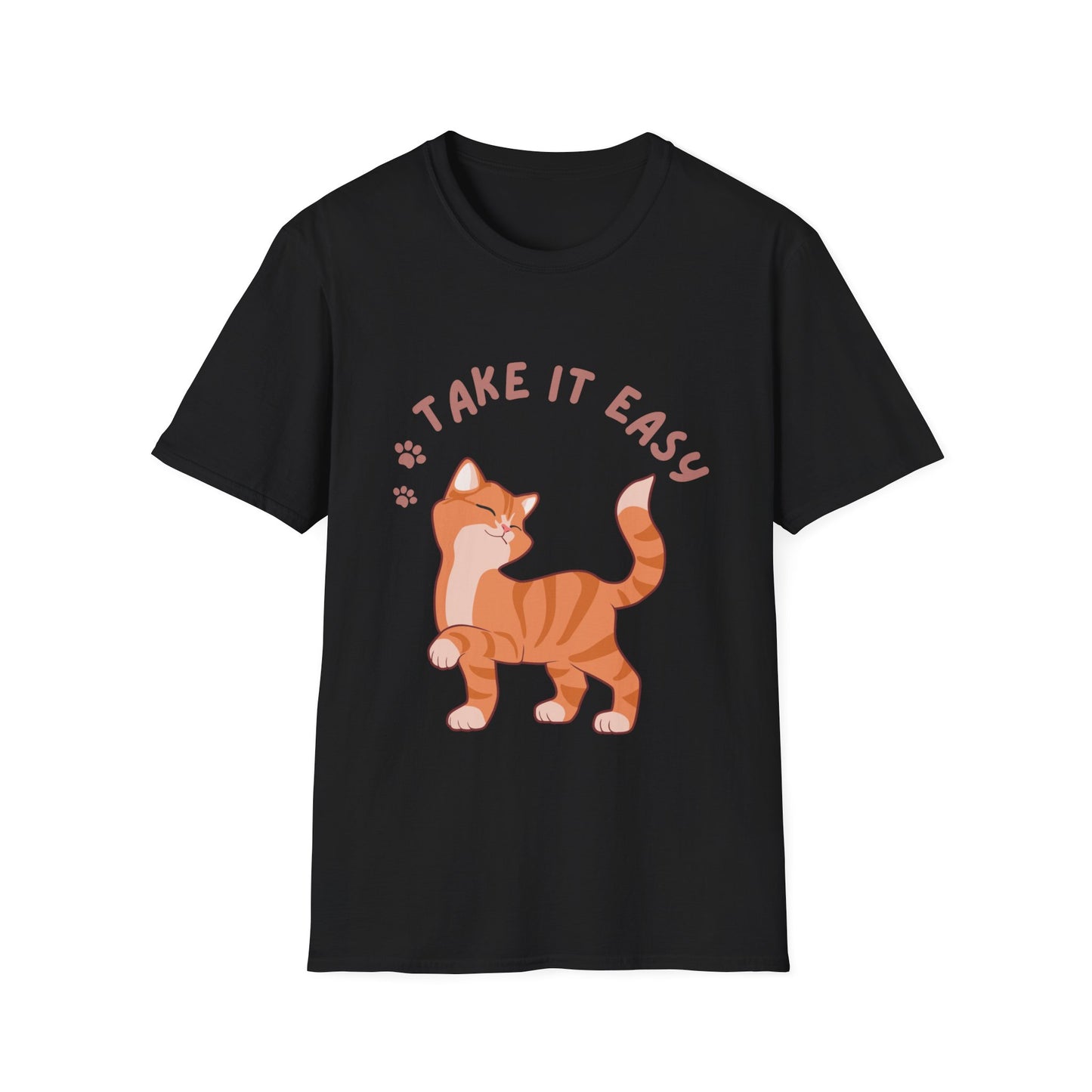 T-shirt Cute Kitten T Shirt for Cat Lover gift for Her Kitten T-Shirt Take It Easy Shirt