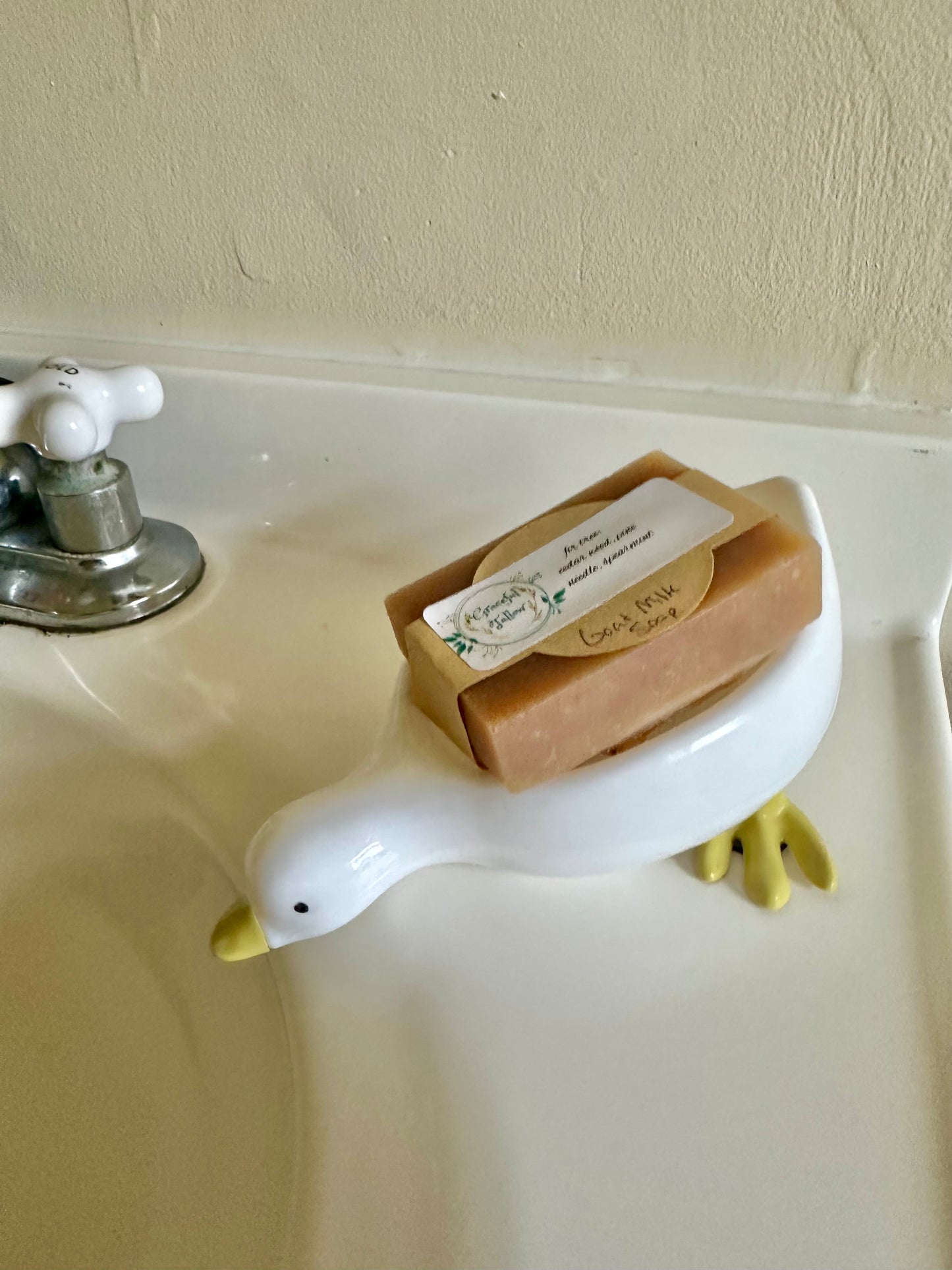 DUCK Soap Saver Soap Tray for Bar Soaps Pouch Cotton Soap Bag Exfoliating Soap Holder Bags for Exfoliation Body Scrubby Face Scrubber Washcloth (Copy)