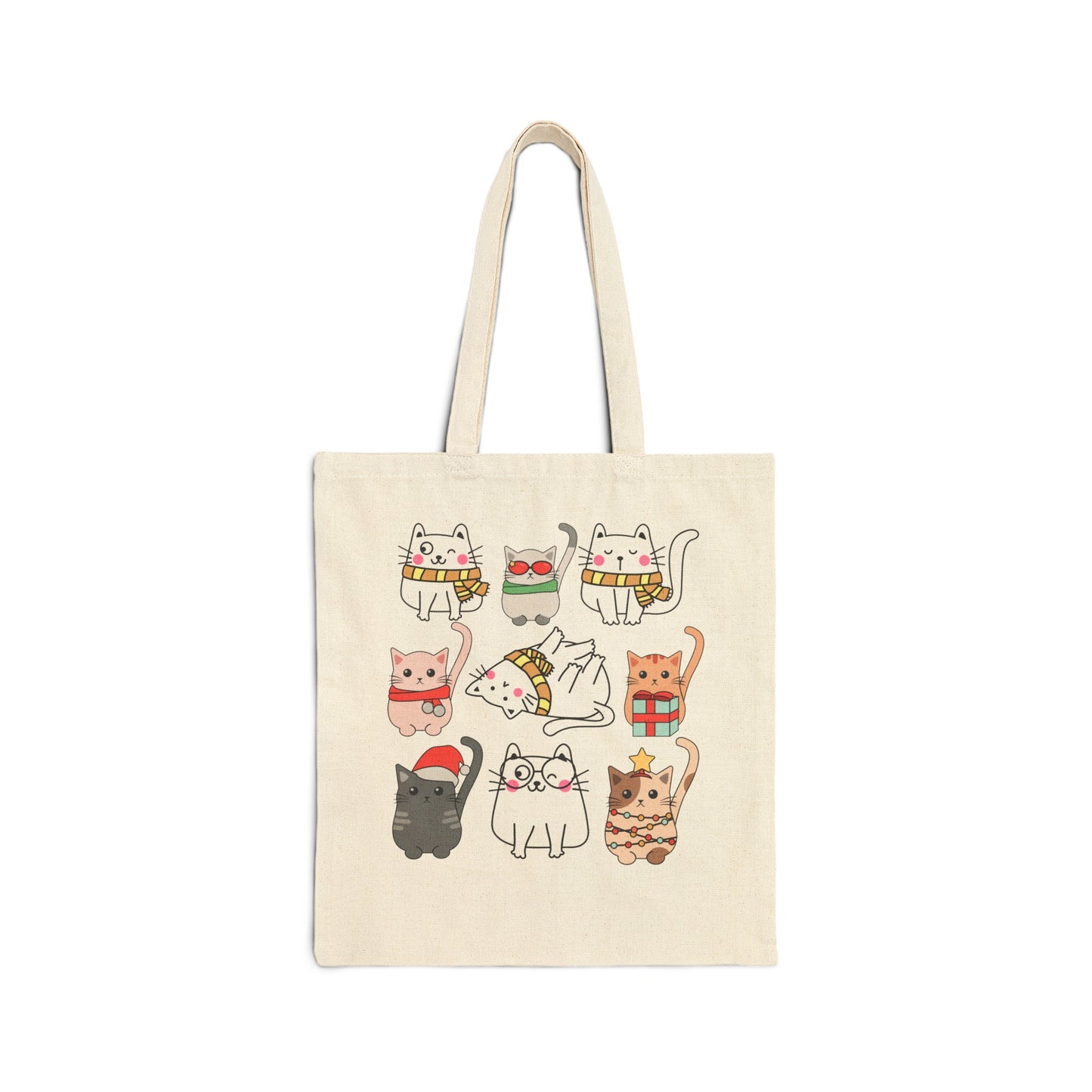 Minimalist Cats Canvas Tote Bag Trending Kitty Cat Totes for Mom gifts for Cat Lover gift for Her Funny Kitten Bag Reusable Shopping Bags