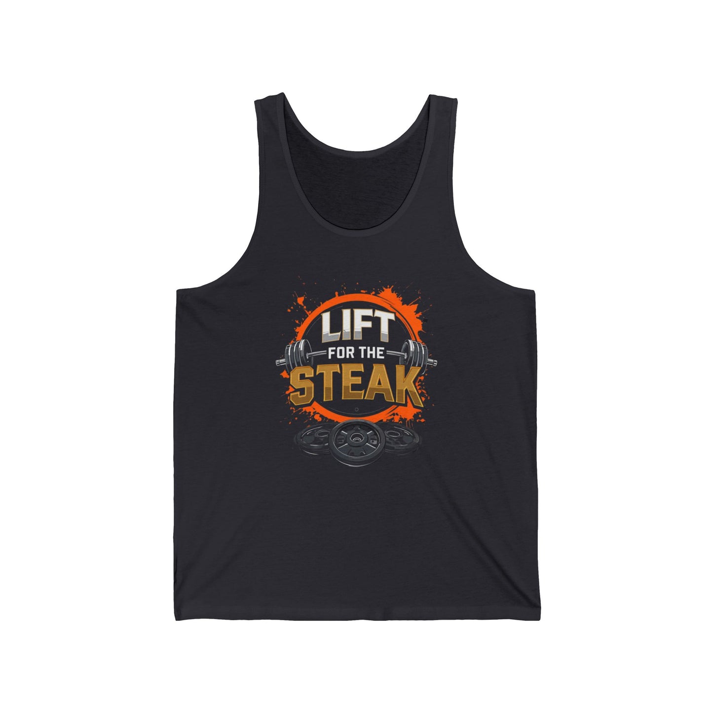 Gym Tank Top Workout Tank Tops for Gym Lovers gifts for Men presents for Christmas present for Bodybuilding Tanks Lift for Steak Shirt