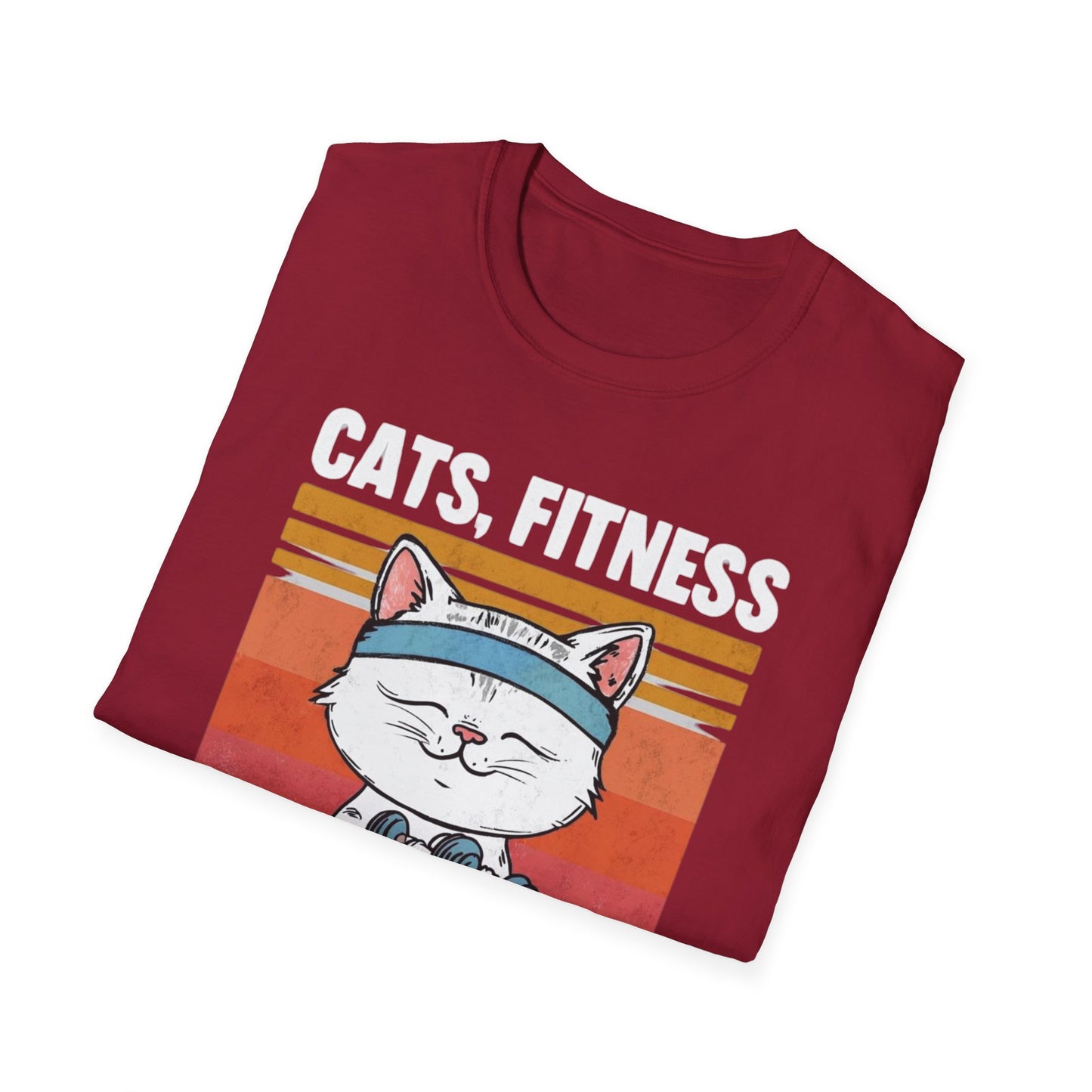 Cat Fitness Shirt for cats Lover gifts for Pet Lovers T-shirt for Gym Rat T Shirt Funny Dog T Shirts CATS Fitness and Not Much Else Tees