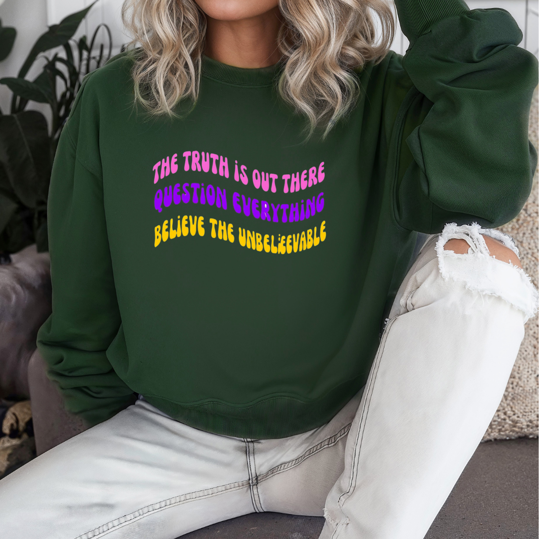 Conspiracy Theorist Shirt for Winter Sweatshirts for Christmas gifts for Conspiracy Theories Sweatshirts Funny Conspiracy Theory Shirt
