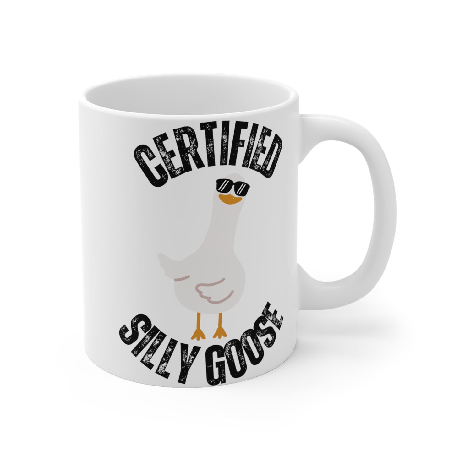 Funny Coffee Mug, Silly Coffee Mug for Joke gift for Friend Mug SILLY GOOSE Mug 11oz
